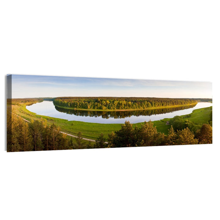 Daugava River Wall Art as a canvas print