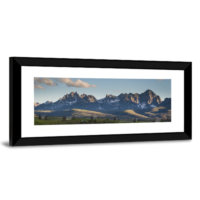 Sawtooth Mountains, Idaho Wall Art as a framed print