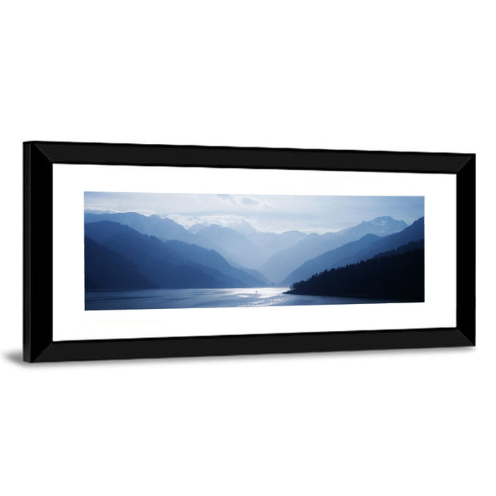 Xinjiang Lakeshore Serenity Wall Art as a framed print