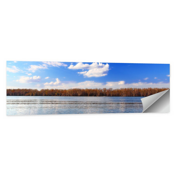 Andalusia Slough Autumn River Wall Art as a poster print