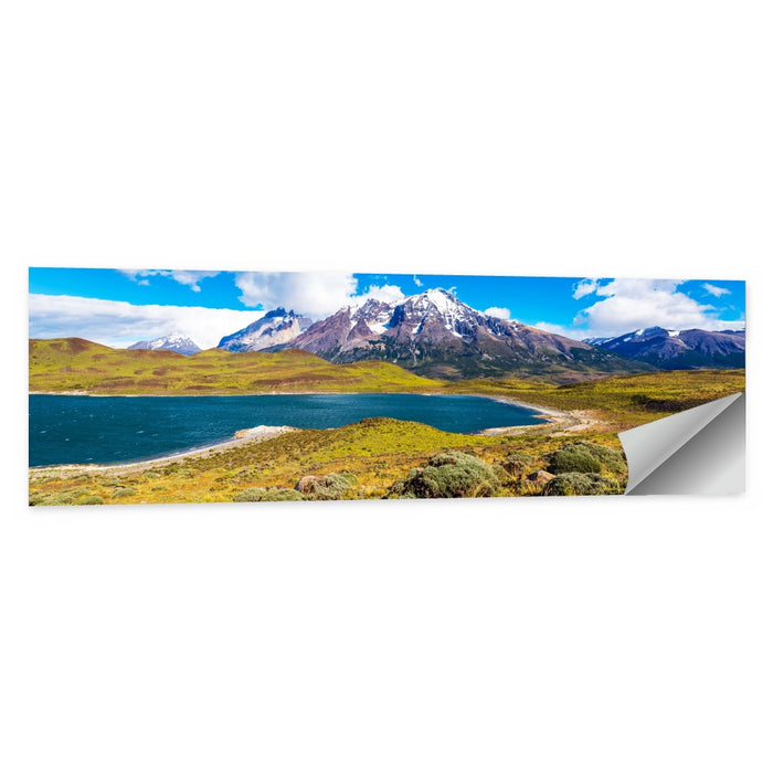 Lake Pehoe Wall Art as a poster print