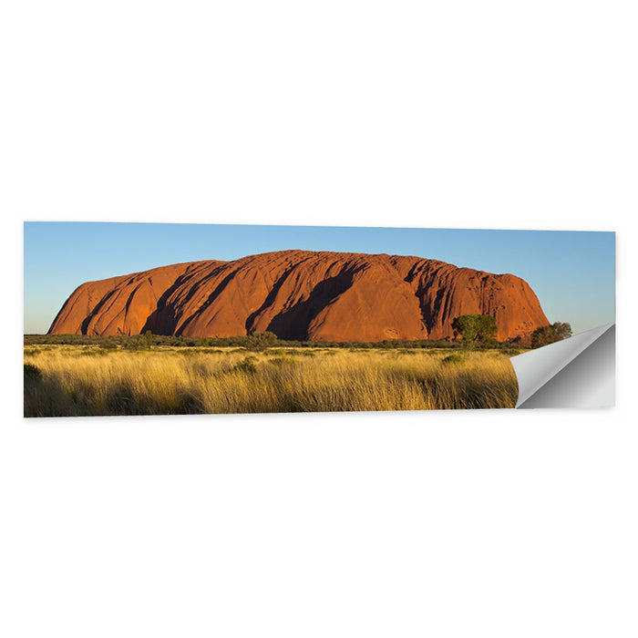 Uluru Red Rock at Golden Hour Wall Art as a poster print
