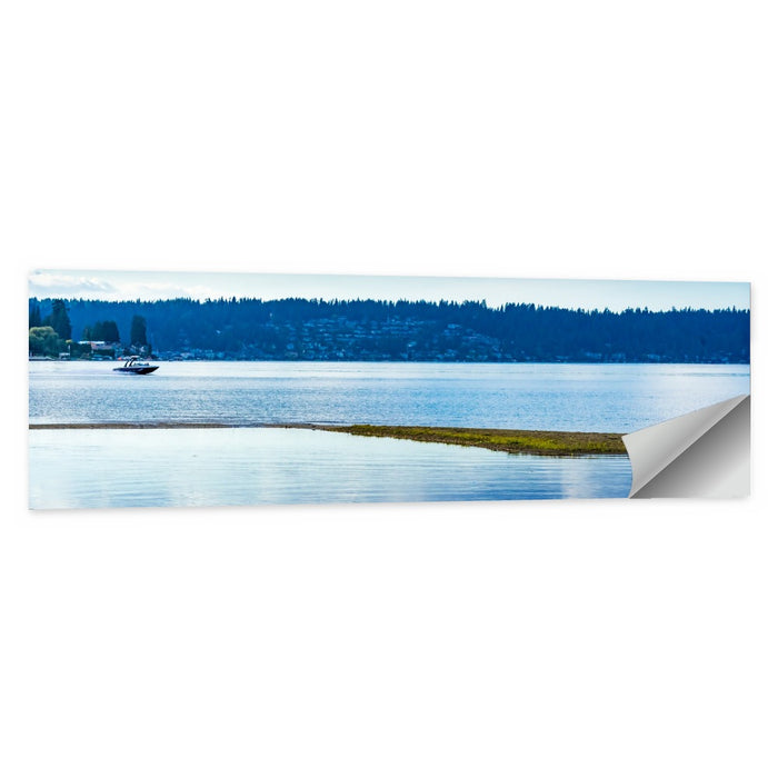 Lake Sammamish Reflection Wall Art as a poster print
