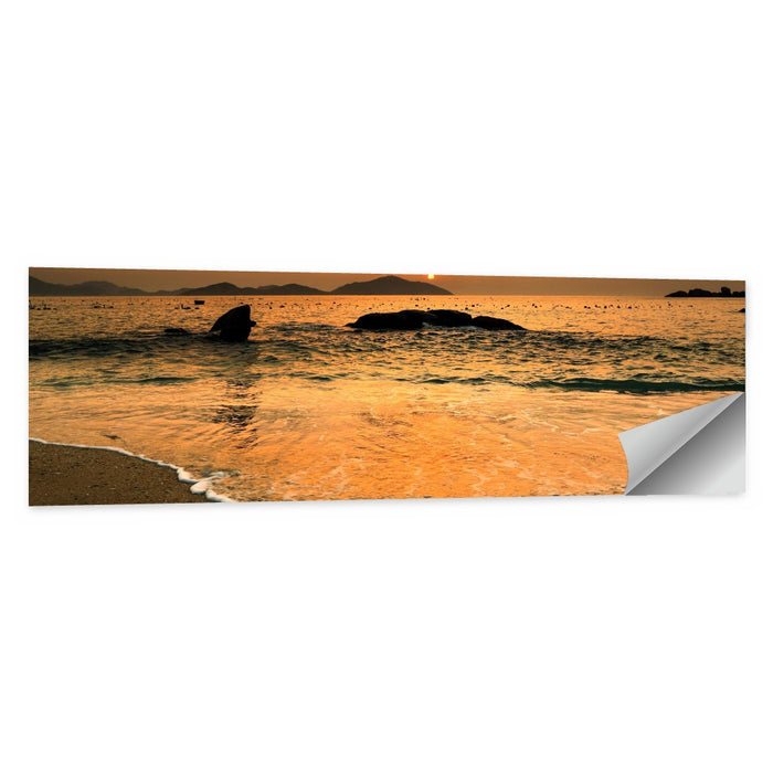 Khanh Hoa Beach Sunset Wall Art as a poster print