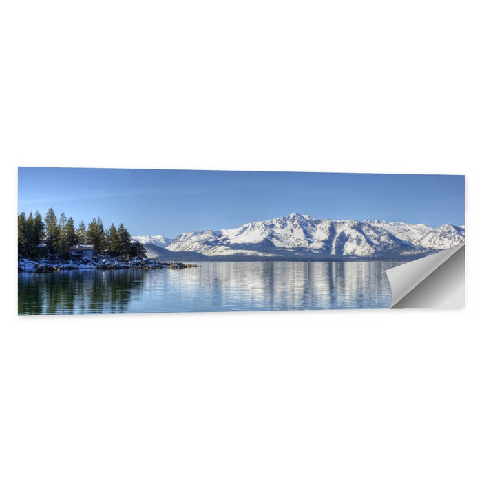 Elk Point Lake Tahoe Reflection Wall Art as a poster print