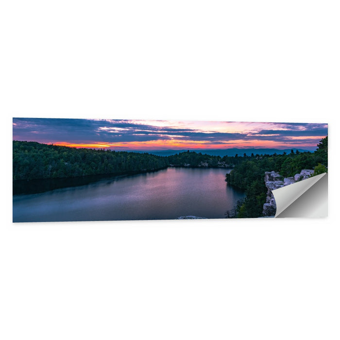 Lake Minnewaska Sunset Wall Art as a poster print
