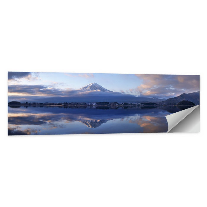 Mount Fuji Reflection at Lake Kawaguchi Wall Art as a poster print