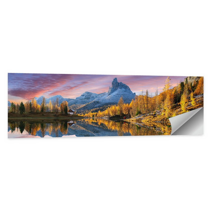 Lago Di Federa, Dolomites Sunset Wall Art as a poster print