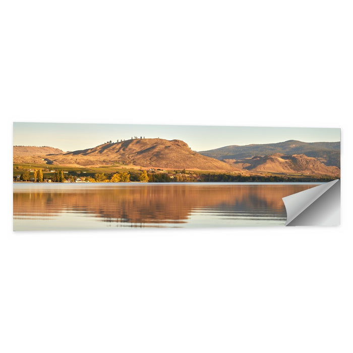 Osoyoos Lake Moonlit Reflection Wall Art as a poster print