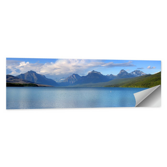 Lake Mcdonald Reflections Wall Art as a poster print