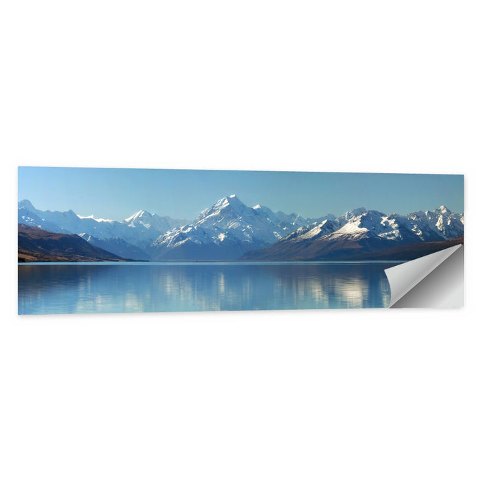 Aoraki Reflection Over Lake Pukaki Wall Art as a poster print