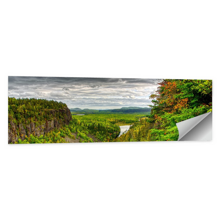 Ouimet Canyon Autumn View Wall Art as a poster print