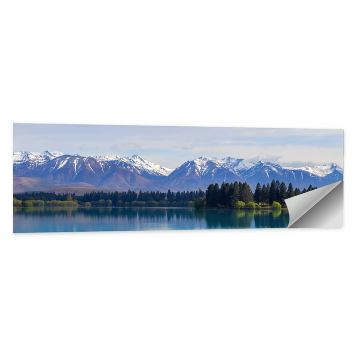 Lake Ruataniwha Reflection Wall Art as a poster print