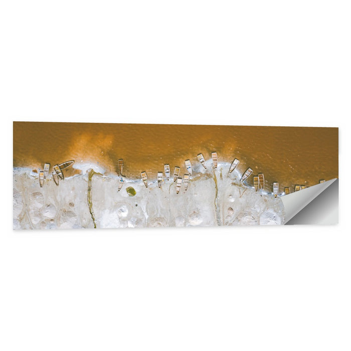 Lac Rose Salt Flats Senegal Wall Art as a poster print
