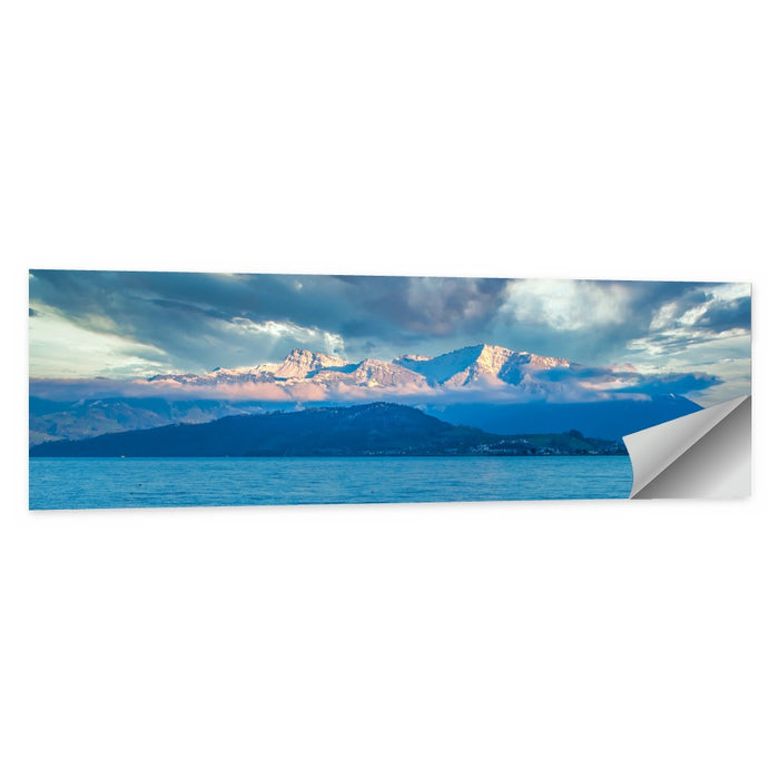 Lake Obersee Golden Hour Wall Art as a poster print