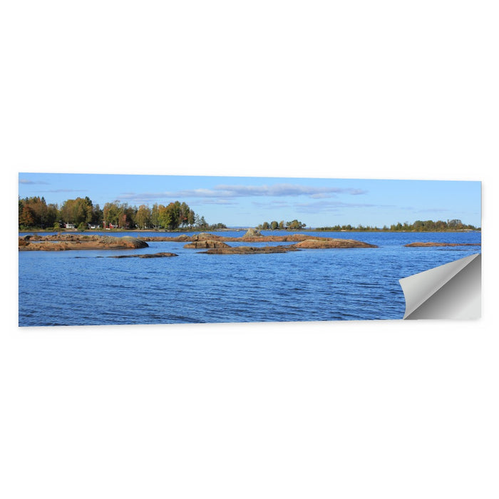 Lake Vanern Rocky Shoreline Wall Art as a poster print