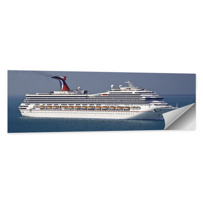 Carnival Glory Cruise Ship Wall Art as a poster print