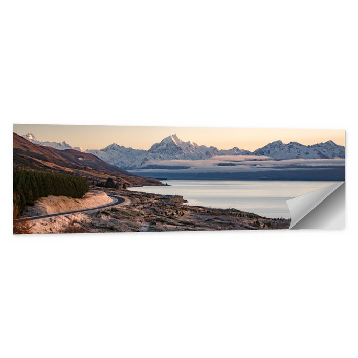 Mount Cook Over Lake Pukaki Wall Art as a poster print