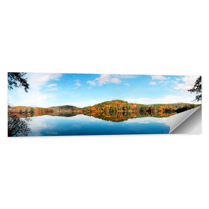 Vermont Lake Reflection Wall Art as a poster print