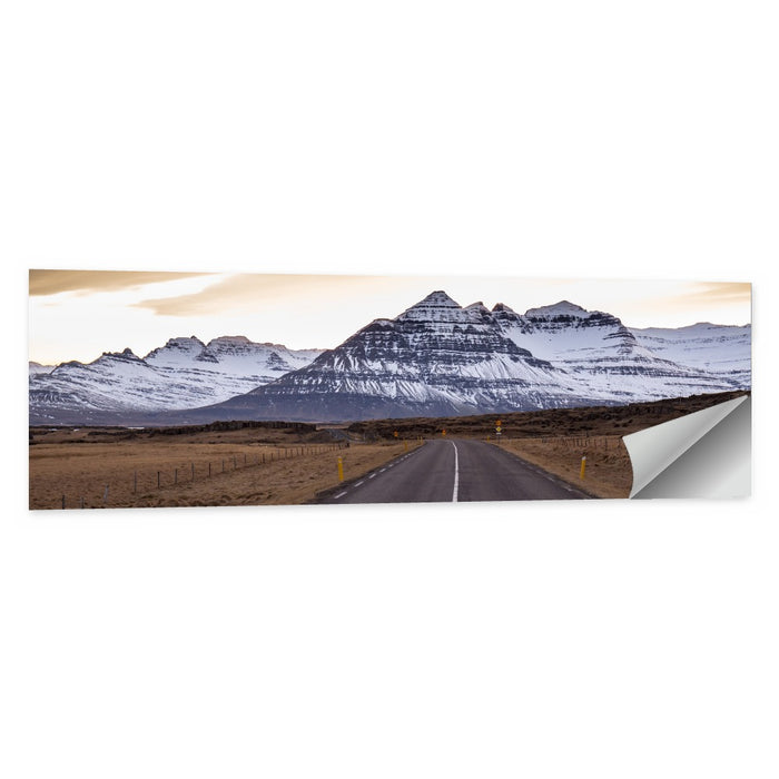 East Fjords Road at Dusk Wall Art as a poster print
