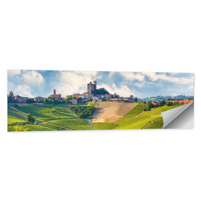 Grinzane Cavour Vineyards Wall Art as a poster print