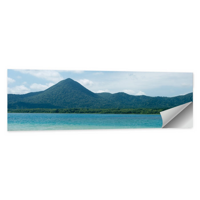 Usori Lake Shoreline Wall Art as a poster print
