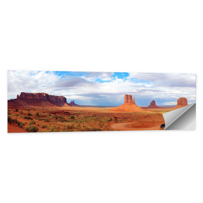 Mitten Buttes at Monument Valley Wall Art as a poster print