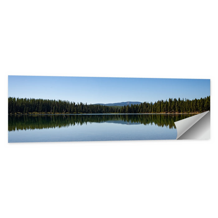 Holland Lake Reflection Wall Art as a poster print