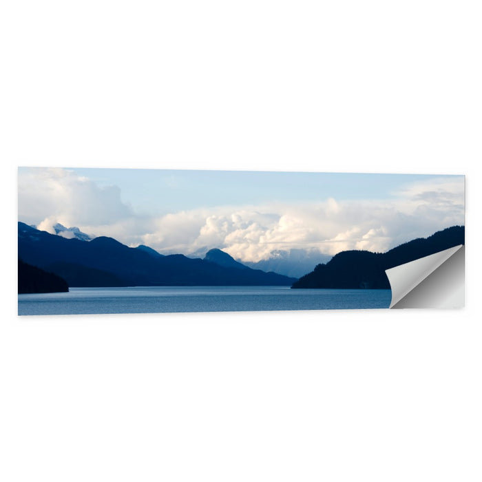Harrison Lake Morning Clouds Wall Art as a poster print