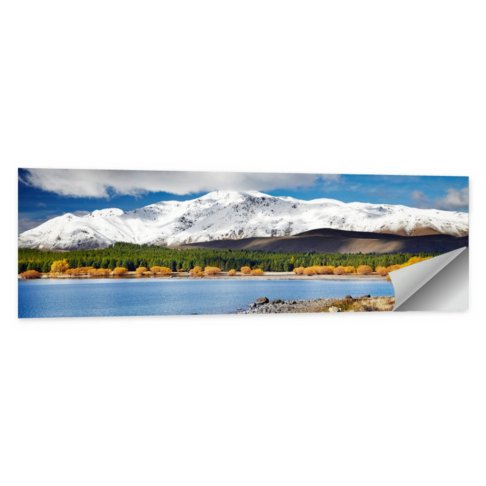 Lake Tekapo Autumn View Wall Art as a poster print