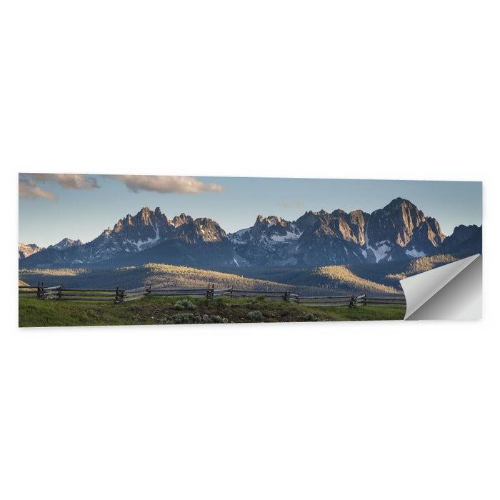 Sawtooth Mountains, Idaho Wall Art as a poster print