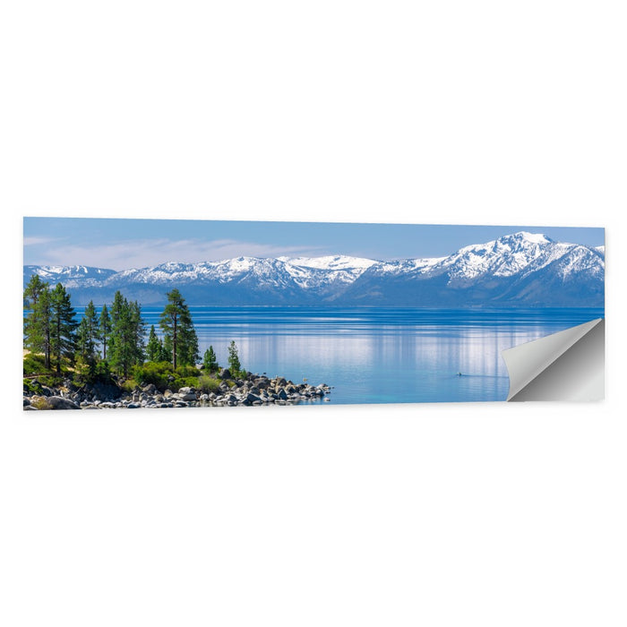 Lake Tahoe Shoreline View Wall Art as a poster print