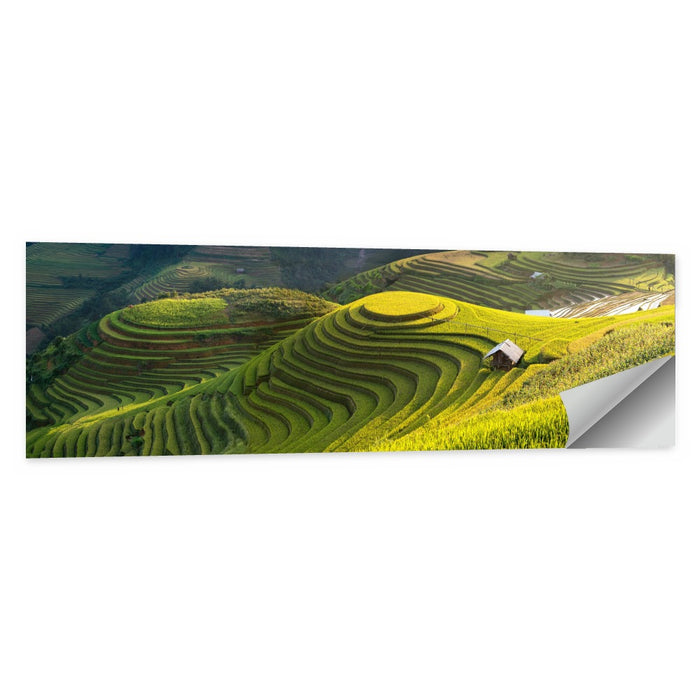 Mu Cang Chai Rice Fields Wall Art as a poster print