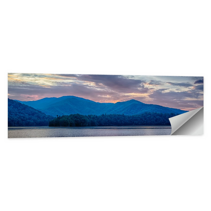 Lake Santeetlah Sunset Glow Wall Art as a poster print