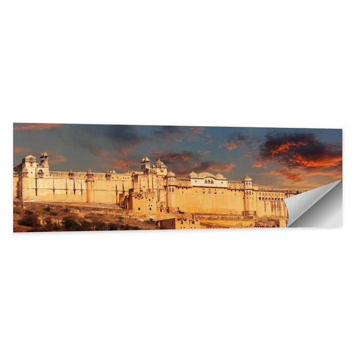 Amer Fort at Golden Dusk Wall Art as a poster print