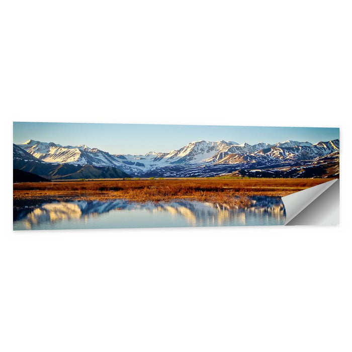 Summit Lake Reflection Wall Art as a poster print