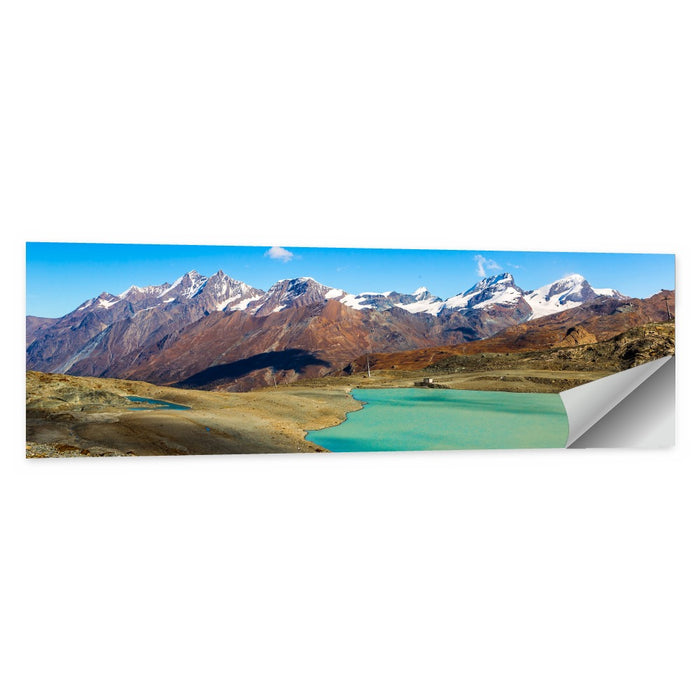 Turquoise Alpine Lake, Switzerland Wall Art as a poster print