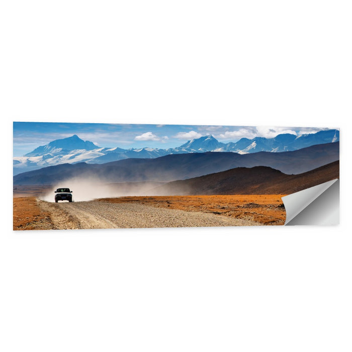 Road to Everest, Tibetan Highlands Wall Art as a poster print