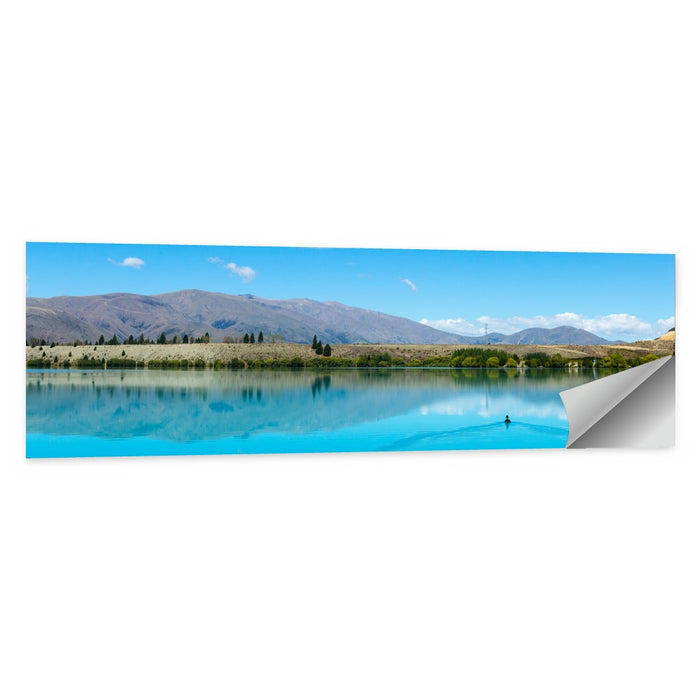 Lake Ruataniwha Reflection Wall Art as a poster print
