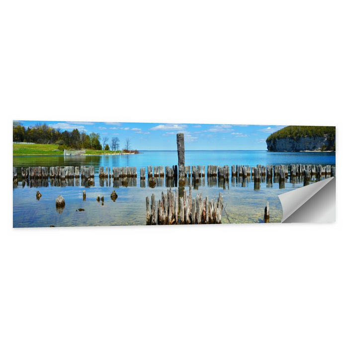 Big Bay De Noc Garden View Wall Art as a poster print