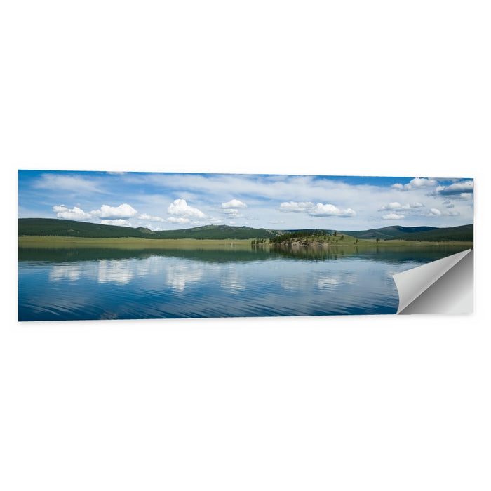 Lake Khovsgol Reflection Wall Art as a poster print