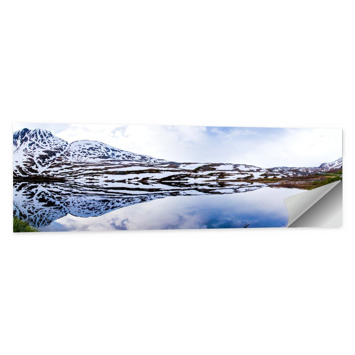 Alaskan Glacial Lake Wall Art as a poster print