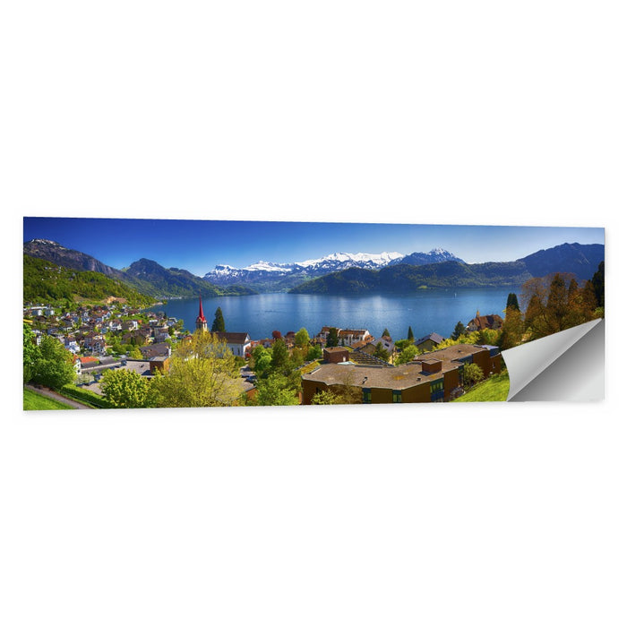 Lake Lucerne, Weggis Wall Art as a poster print