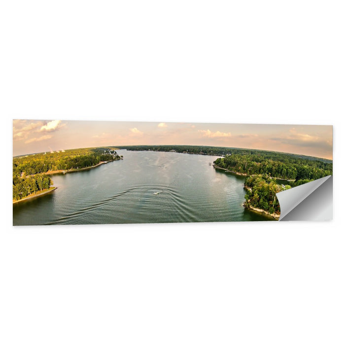 Lake Wylie Golden Hour Wall Art as a poster print