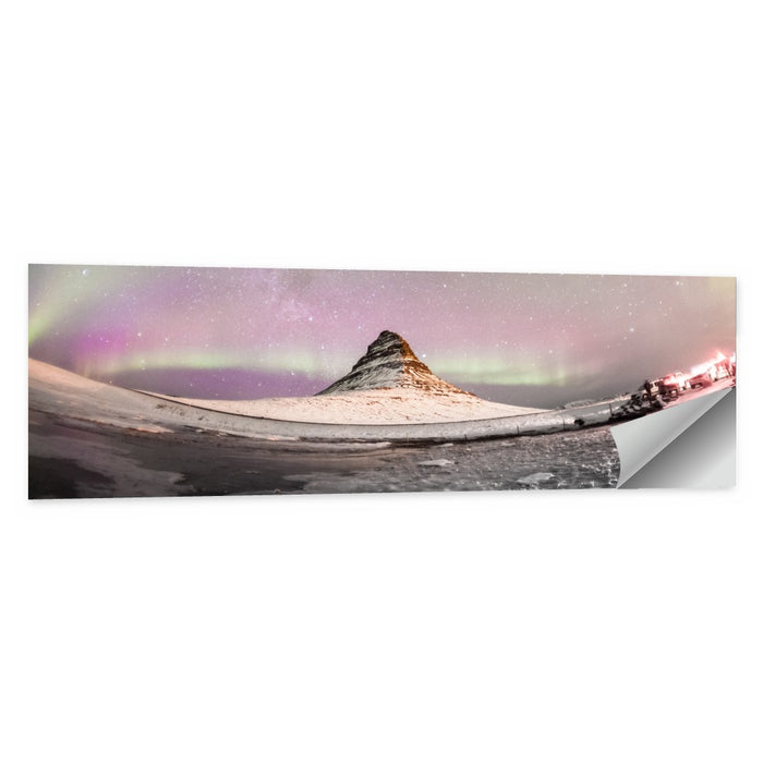 Aurora Over Kirkjufell Wall Art as a poster print