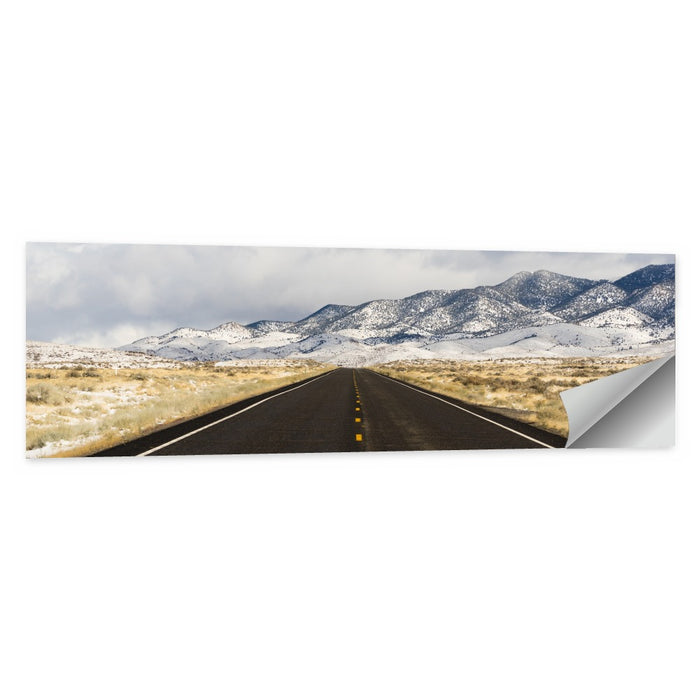 Great Basin Central Nevada Highway Wall Art as a poster print