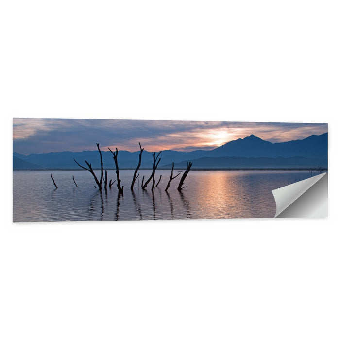 Lake Isabella Sunrise Reflection Wall Art as a poster print