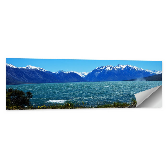 Lake Ohau Snow Peaks Wall Art as a poster print