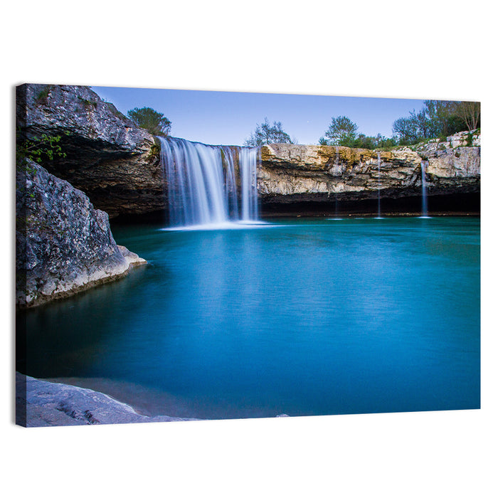 Zarecki Krov Waterfall, Croatia Wall Art as a canvas print