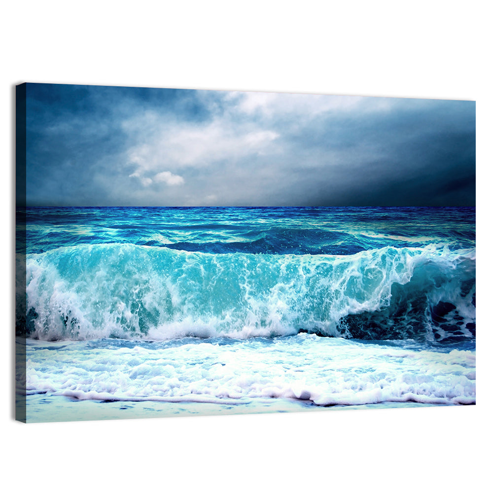 Storm Seascape Wall Art, canvas print, landscape